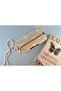 Design Cream Wide Pencil Case Pen Holder Makeup Bag Multi-Purpose Organizer - 4