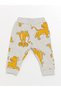Crew Neck Lion King Printed Sweatshirt and Sweatpants Set for Baby Boy - Long Sleeve Set of 2 - 4