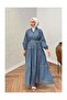 Viscose Patterned Belted Dress - 3