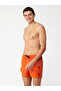 Men's Orange Medium Sea Shorts - 23007 - 3