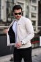 Men's Stone Color Water and Windproof Slim Fit Lined Seasonal Jacket - 2