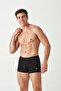 US Polo AssnMen's Gray Melange - Black 2-Piece Boxers - 3