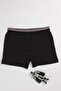 BOY CHILD COTTON 3 COLORS YELLOW BLACK WHITE 3 PACK BOXERS - 4
