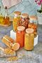 Labeled Wooden Vacuum Lid 1.3 Lt Glass Jar Set of 6 Storage Container 1300 ml - 3