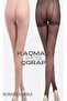 Pack of 2 Black-Ten Imported Acrylic High Waist Recovery Micro Ghostproof Pantyhose 5D