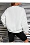 Pretty Girl Poster Printed Crew Neck Unisex Black Oversize Sweatshirt - 3