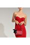 Red Baguette Bag - 4