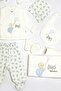 Adorable turtle print newborn 10-piece hospital outfit set