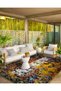 Written Collection Save the Hsitory Written Floral Patterned Modern Decorative Carpet 05 - 3
