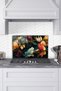 Colorful Leaves Glass Stove Back Protector, Kitchen Built-In and Countertop Protection, Tempered and Rated