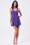 Women's Lycra Plain Dress with Shorts Purple (WIDE SIZE RANGE) - 3