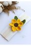 Sunflower Patterned Baby and Kids Bandana - 2