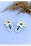 Wonderful Flowers Nilüfer Series - Handmade Hair Accessory from Natural Threads