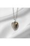 Steel Covered Necklace Heart - 2