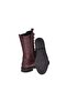 Women's Burgundy Genuine Leather Boots - 5