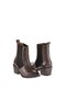Women's Brown Genuine Leather Cowboy Boots - 4