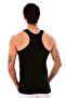 Men's Black Sports Singlet 6 Pieces