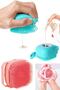 Bath Shower Scrubber Soap Shower Gel Container Massage Washcloth Brush Scrubber