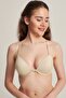 Women's 7101317 Front Openable Sports Bra Skin