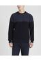 Men's Knitted Roundneck C.W.Wool Sweater - 2