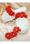 Melkady 233lkı - Floral Maternity Slippers and Pearl Crown Set (Piece of 2)