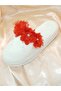 Melkady 233lkı - Floral Maternity Slippers and Pearl Crown Set (Piece of 2) - 2