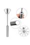 Stainless Steel Automatic Press to Mix Hand Mixer Beater Stirrer - 2