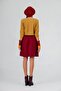 Divitin Flannel Winter Skirt with Elastic Waist and Pockets - 4