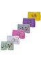 6 Pack Girls' Colorful Lycra Cotton Boxer Panties - 3