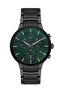 Ms110N-15Sn All Functions Active Anti-Scratch Sapphire Glass Steel Band Black Men's Wristwatch