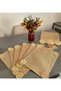 Hand Knitted Motif Jute Runner X 6-Piece Supla Set - 5