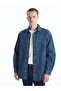 Regular Fit Long Sleeve Men's Jean Shirt (W4)