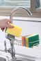 Kitchen Faucet Rack - Sponge Holder Sink Organizer, Stainless Hanger with Hanging Drainer - 2