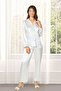 Women's Ecru Satin Piping Detailed Boxed 6-Piece Bridal Dowry Set Th.Clvr.8630.Lss - 5