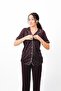 Nena Collection %100 Cotton Buttoned Short Sleeve Pajama Set - Flexible and 4 Seasons 24621