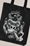 Black Unisex Cigar Smoker Gorilla Canvas Bag - Gabardine - 2