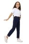 Unisex Children's Comfortable Fit Sweatpants with Elastic Waist and Ribbed Details - 4