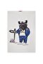 24.06.12.006 Panther Crewneck Jr Sweat White Children's Sweatshirt - 3
