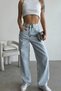 Vane's Washed Baggy Jeans with Belt Buckle (New Season's)