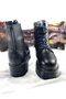 Black Leather Boots New Season Boots Quality Boots Waterproof Boots Yellow Stitched Leather Boots - 6