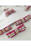 2-Piece Embroidered Baby and Children's Buckle - 2