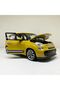 1.24 Scale Welly Brand Licensed Fi̇at 500L Yellow Color Diecast Model Metal Car - 2
