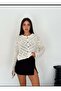 Women's Openwork Baby Collar Short Cardigan