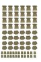 24-Piece Clothing Set (Green (Khaki) Undershirt – Green (Khaki) Boxer – Green (Khaki) Socks)
