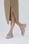 Genuine Leather Women's Moccasin Thick Soled Tassel Casual Shoes - 6