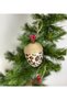 New Year's New Year's Special Luxury Collectible Velvet Leopard Straw Cocina Cone Pine Tree Ornament Single Piece