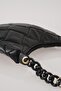 Women's Quilted Puff Sleeve Bag - 4