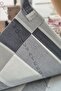 Ringed Anthracite-Gray Custom Made Luxury Canvas Balcony Curtain - 5