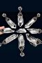 Certified Raw Embroidered Crystal Quartz Necklace with Zircon Stone - 3