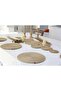 American Service Set 7 Piece Set / 6 Plates 1 Piece Runner Elegance and Aesthetics in Your Table